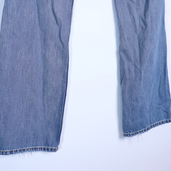 RE/DONE Loose Boot Jeans Hacienda Light Washed Blue High Rise Women's 27 - Picture 10 of 13